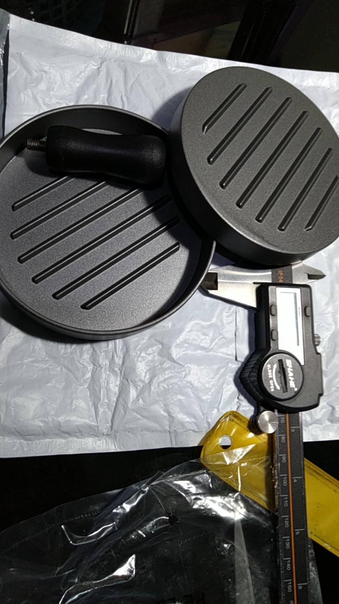 Alat Press Pembuat Patty Hamburger Bahan Zinc Alloy Anti Lengket Untuk Bbq