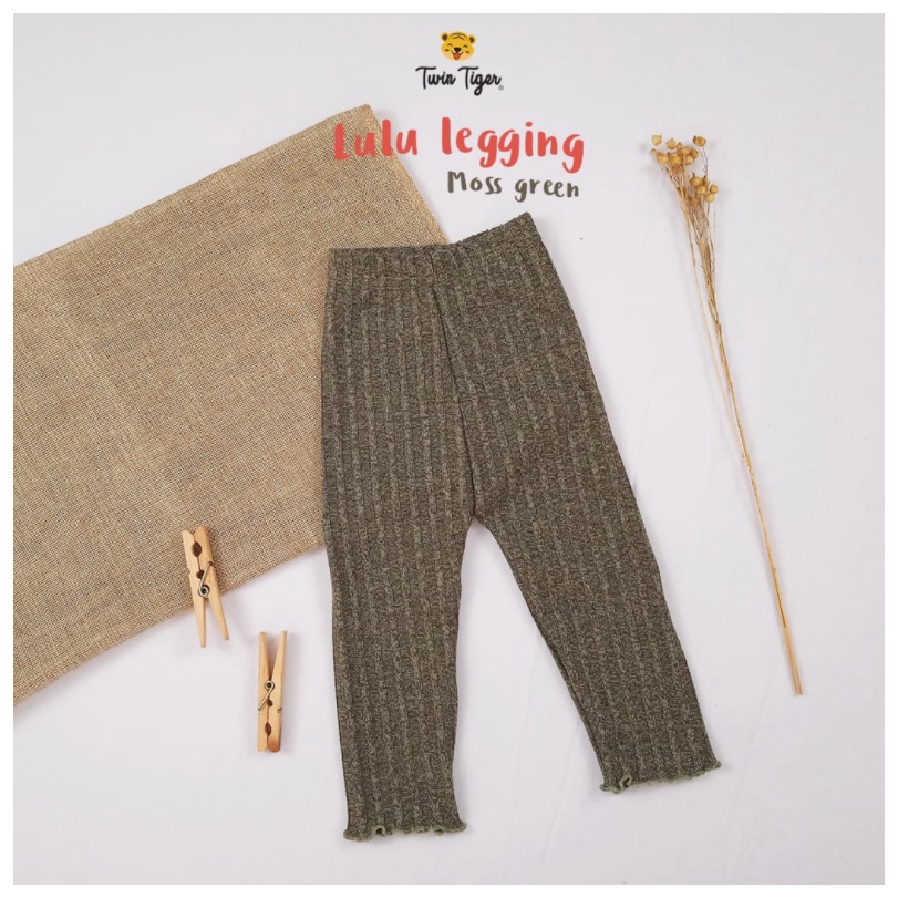 TWIN TIGER Legging LULU 0-4 Tahun Bayi / Anak REEB RIB Premium Quality