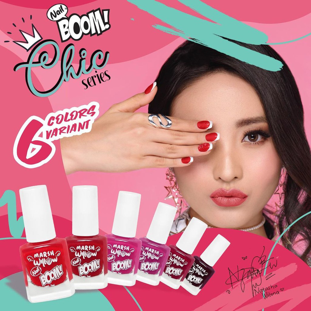 ⭐BAGUS⭐ [BISA PILIH WARNA] MARSHWILLOW NAIL POLISH BOOM | Kutek / Cat Kuku Ecer