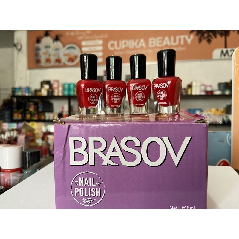 &lt;i.px&gt; brasov kutek merah ( no 37 ) - brasov nail polish 8ml RED no 37