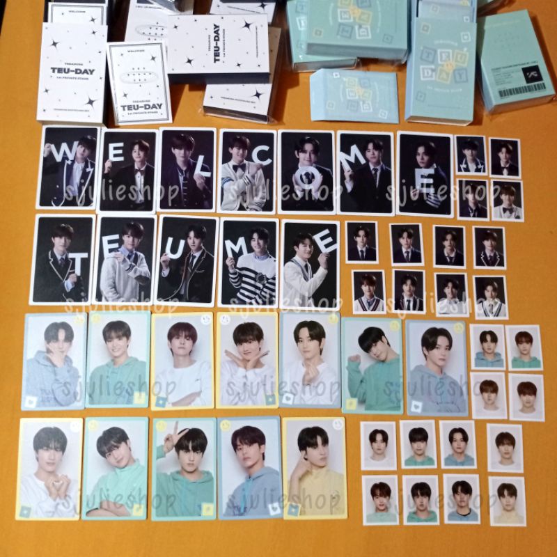 (SHARING) TREASURE OFFICIAL MD TEUDAY PHOTOCARD SET ID PHOTO