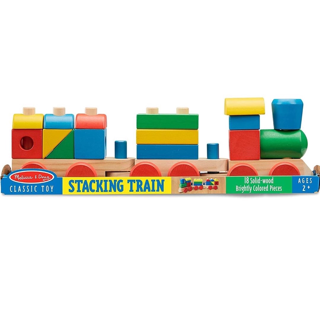 Melissa & Doug Stacking Train Toddler Toy (preloved)