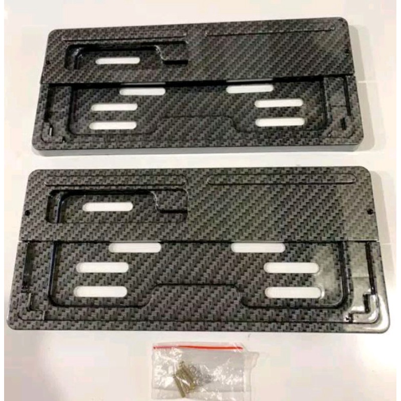 ** Karbon Tutup Plat Nomor ** rumah plat carbon cover plat nomor dudukan plat carbon