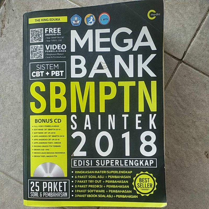 

MEGA BANK SBMPTN 2018 SAINTEK (THE KING EDUKA)