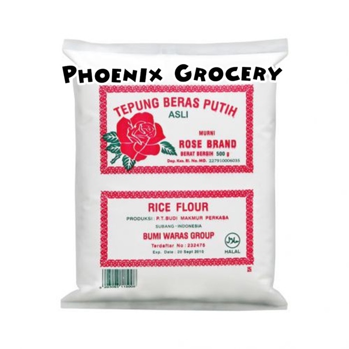 

Ketan-Beras-Tepung- Tepung Beras Putih Rose Brand 500 Gram -Tepung-Beras-Ketan.