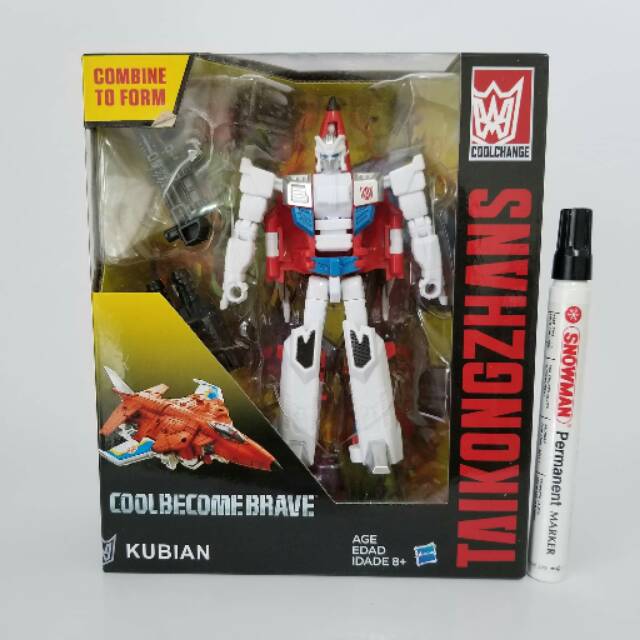 Mainan action figure 
Transformer firefly Coolbecomebrave box
Taikongzhan kubian
cool