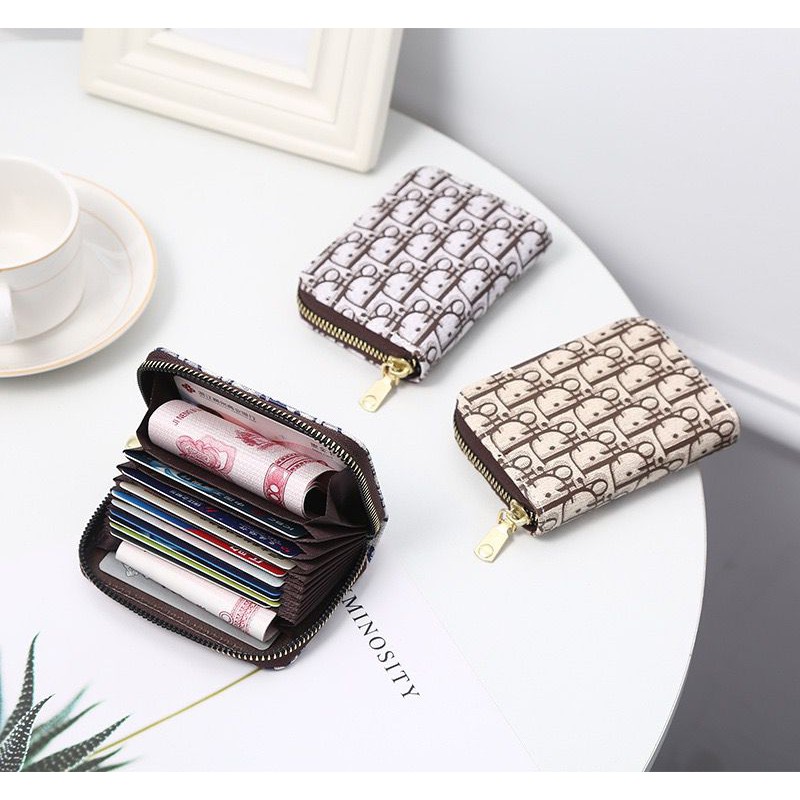 BBS DP07 Dompet Kartu Resleting Dompet Mini Wanita Import Korea Fashion Murah