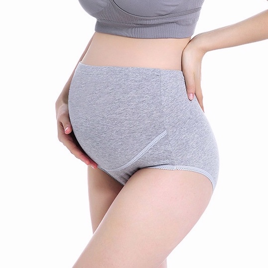 Maternity Underwear Women Pregnant Panties Cotton U-Shaped Stripe Low Waist Briefs 836