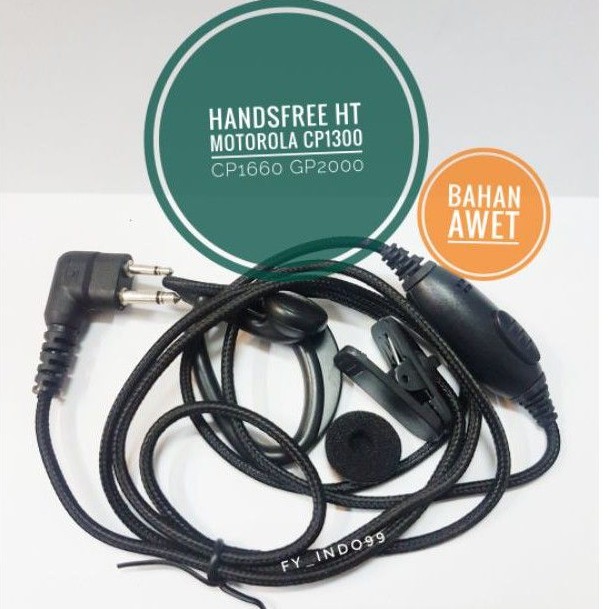 Handsfree HT Motorola CP1300 CP1660 GP2000 Earphone HT Motorola CP1300 CP1660 GP2000