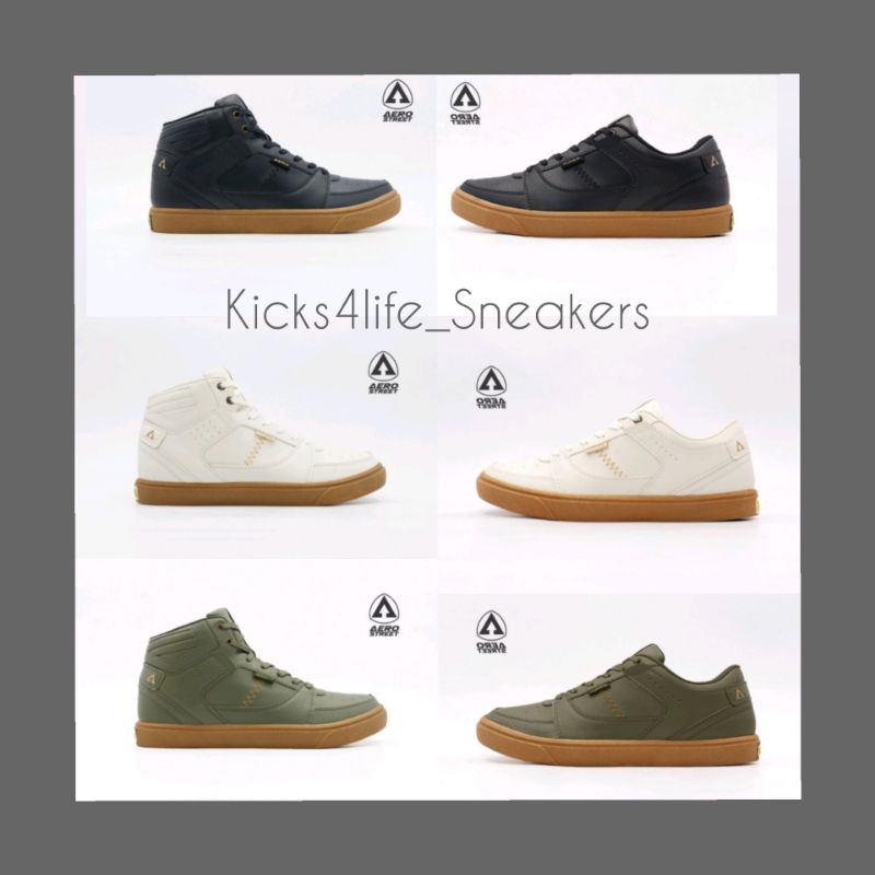 Sepatu Aerostreet Hoops Gum Series High/low
