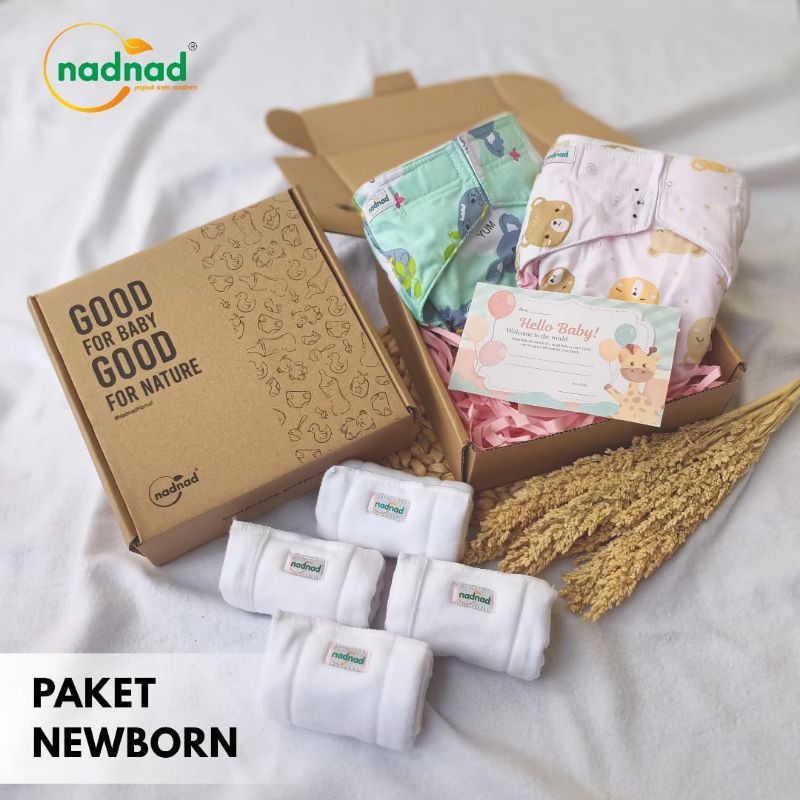 paket newborn hampers Clodi Nadnad by Sakina cover perekat 3-13kg bayi 0-30bulan 2c+4i newborn pampe