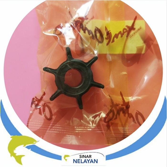 Impeller / wayer mesin tempel Tohatsu 5 pk. Outboard Spare Parts.