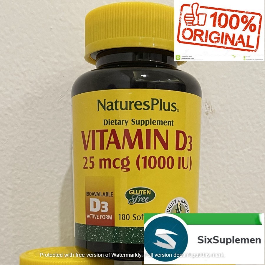 Natures plus NP Vitamin D3 25 mcg 1000 iu 1 softgels Eceran