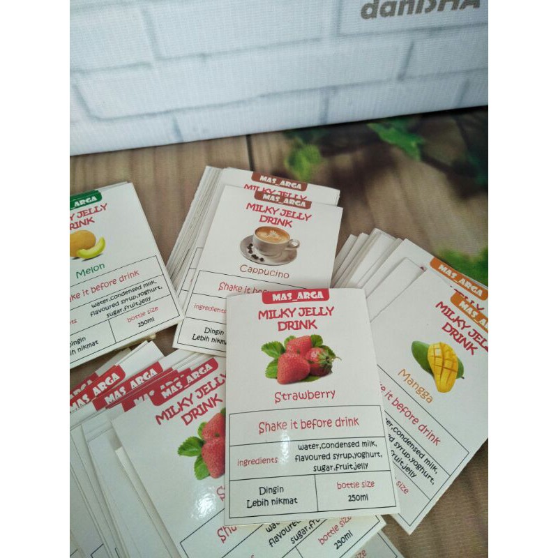 

kartu dan stiker acara custom isi banyak