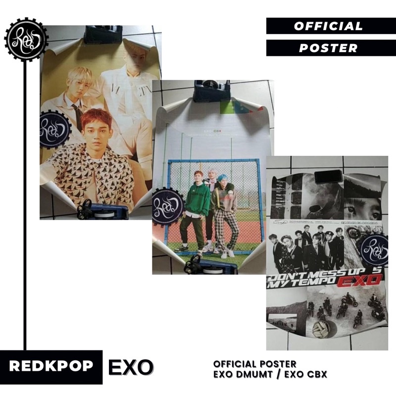 EXO OFFICIAL POSTER KPOP EXO CBX