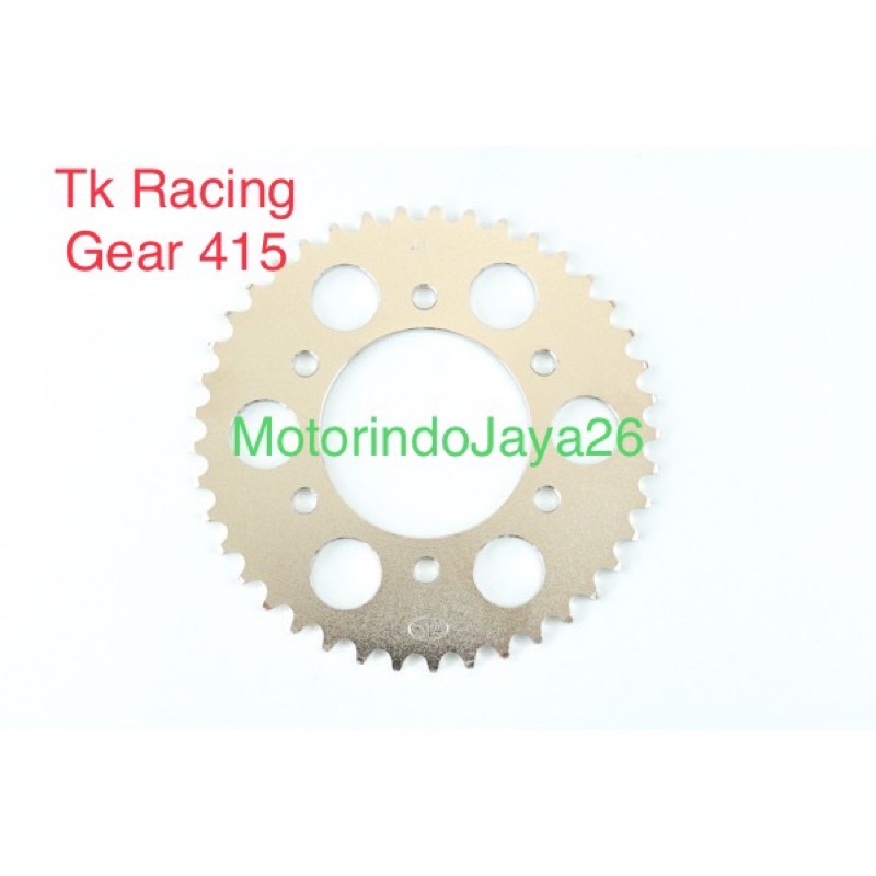 Gear belakang Tipis 415 TK Racing Vixion scorpio byson mx king 41 42 43 44 45