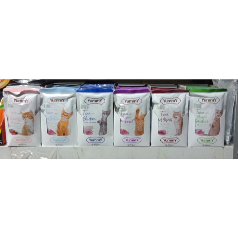 YUMMY WET FOOD POUCH GRAIN FREE 85GR