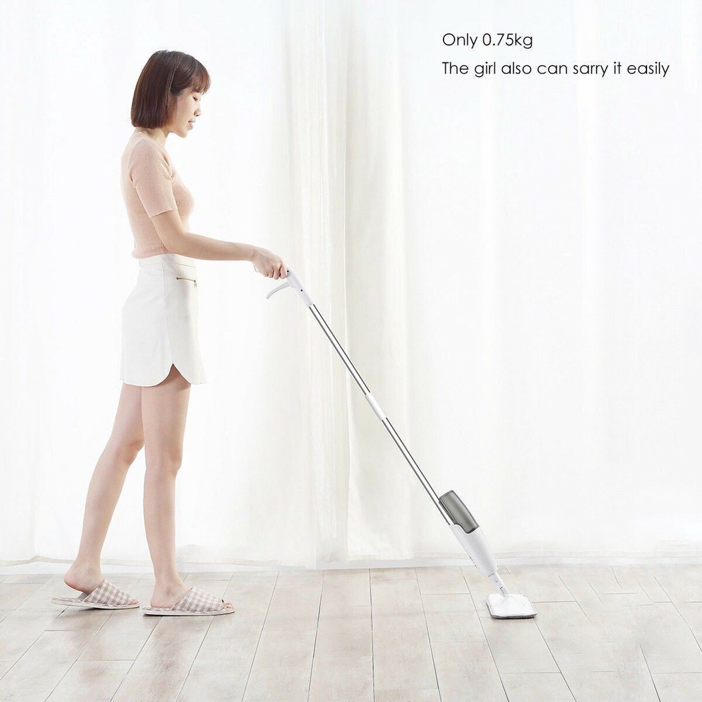 Deerma Water Spray Mop Pel Sapu Semprot Sweeper TB900 / TB500 - TB900 Pelan Lantai Anti Becek Cepat Kering