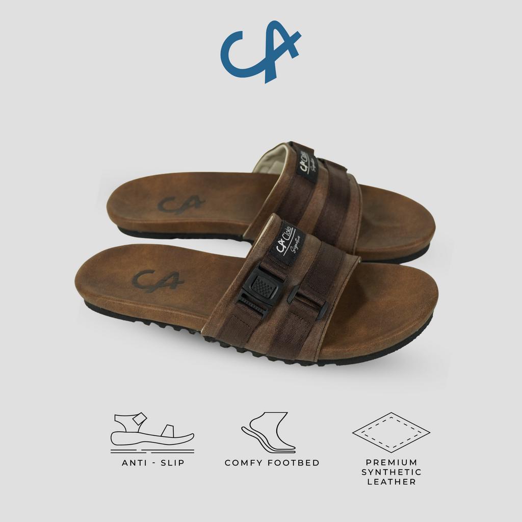 Sandal Slide Pria Distro Slippers - Cloka Enzo