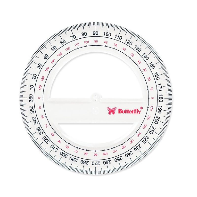 

ATK-POINT | Butterfly penggaris circle bulat derajat 360/12 CM