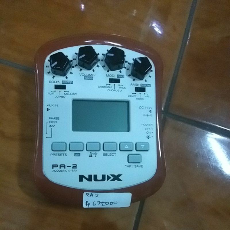 Effect Nux PA 2 Portable  acustict