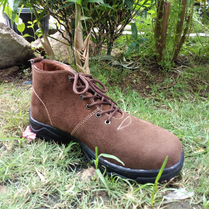 Sepatu Boot Pria Kulit Asli Rasheda Dr 14 Big Size