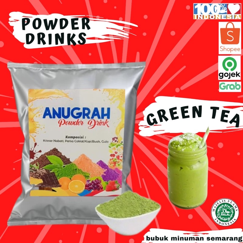 

BUBUK MINUMAN GREENTEA reguler 500g