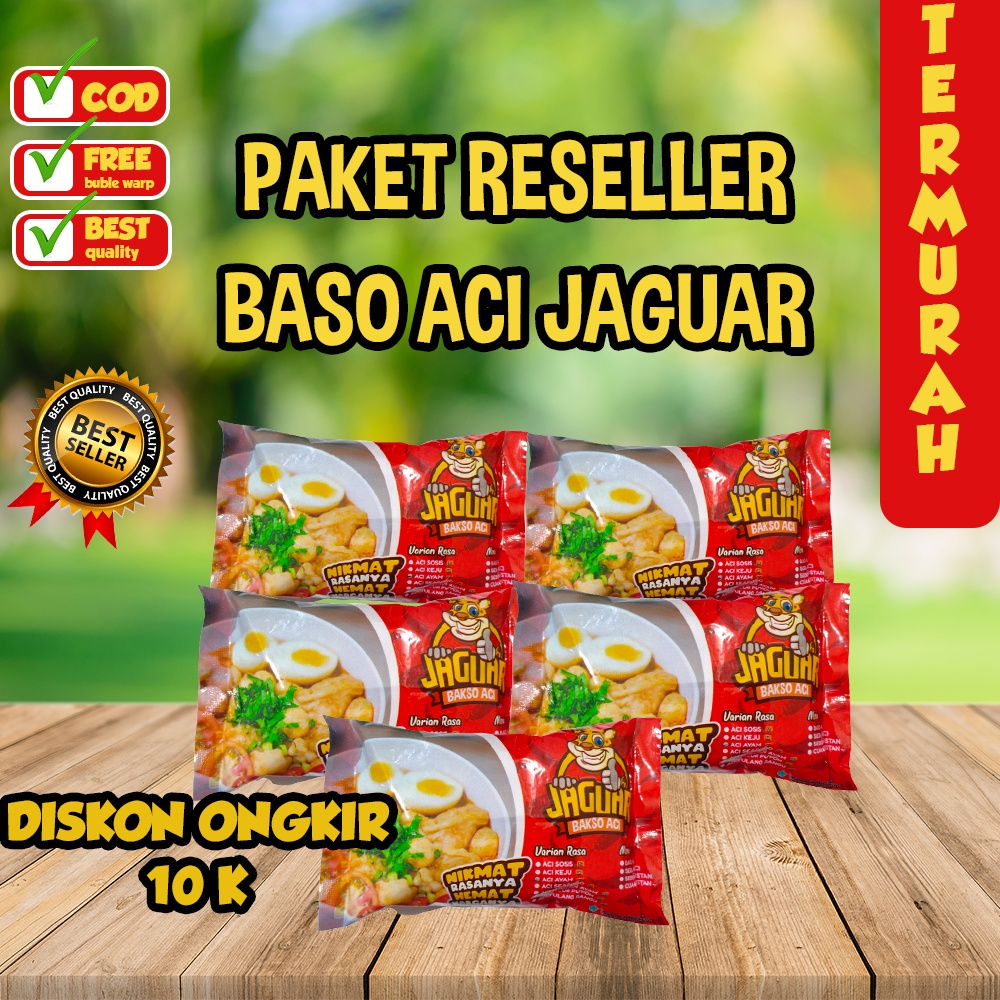 PAKET RESELLER BASO ACI JAGUAR (BASO ACI, BAKSO ACI TULANG RANGU, BASO ACI AYAM SUWIR, SEBLAK INSTAN)