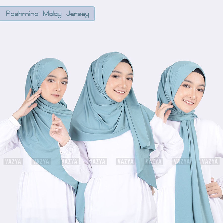 Pashmina Instant Malay Tali Ikat Jersey