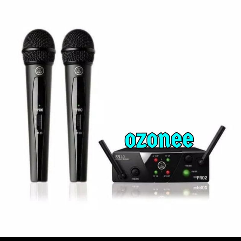 MIC AKG WMS 40 PRO MINI ORIGINAL MIC WIRELESS AKG 2 MIC HANDHELD