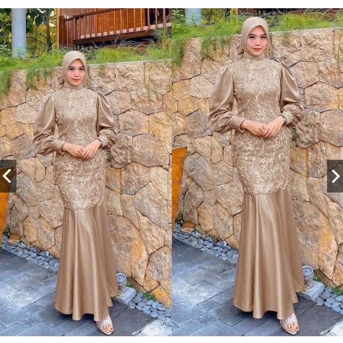 BISA COD - MAXI DESYA DUYUNG 2UKURAN L XL MAXI TILE MUTIARA eD / MAXI KONDANGAN / MAXI MUSLIM / MAXI MUSLIMAH /