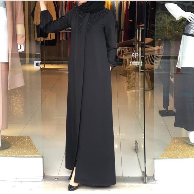 Abaya jannah black by butik chlaris
