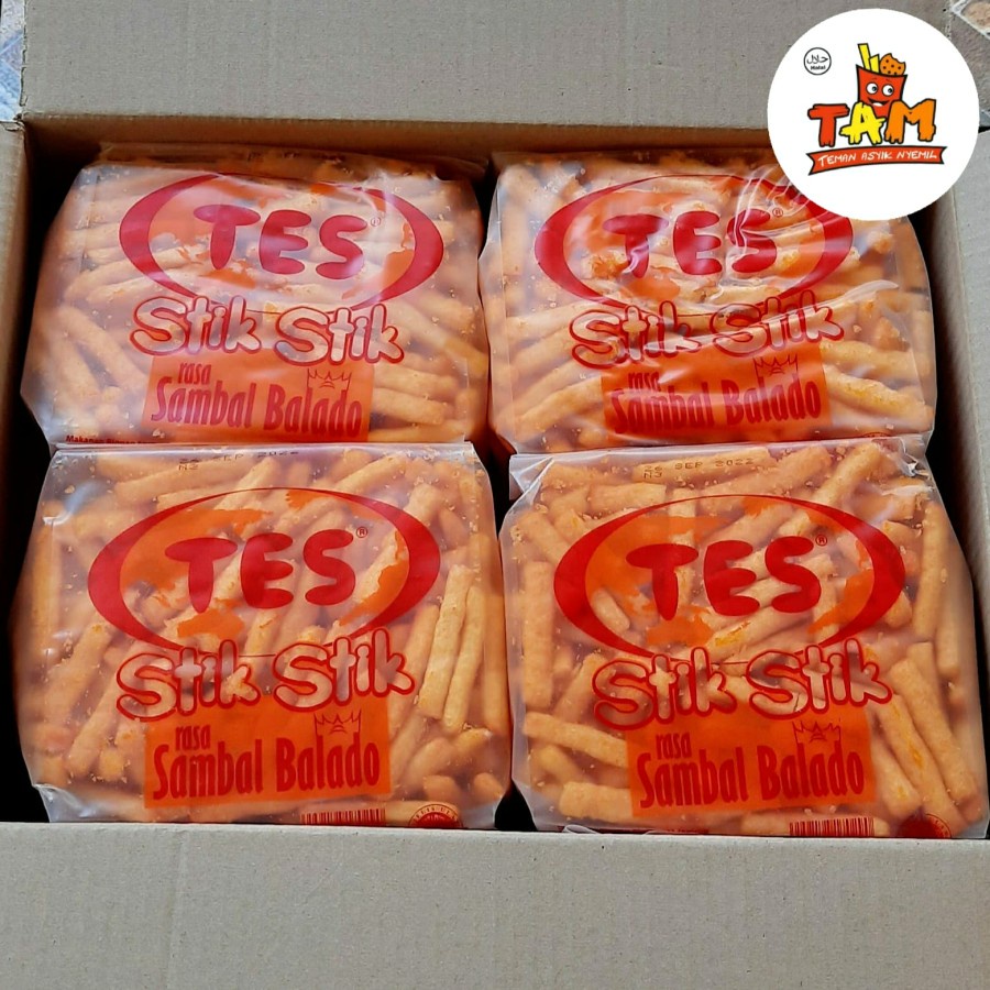 

Stik TES rasa Sambal Balado 225 Gram - Tam Snack