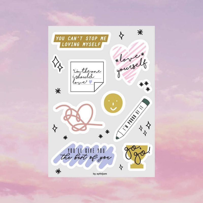 

STICKER LOVE YOURSELF