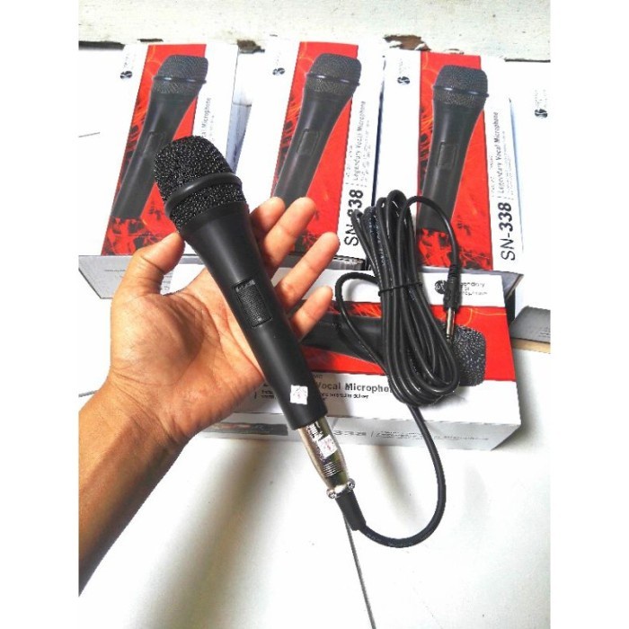 Microphone Karaoke Sony SN 338 Mik/Mikrofon/Mic Kabel