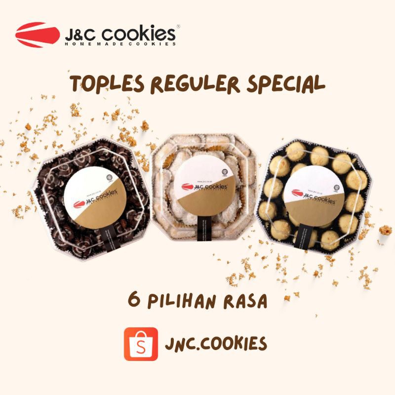 J&C Cookies | JNC Cookies Toples Reguler Special | Hampers Murah | Kue Kering