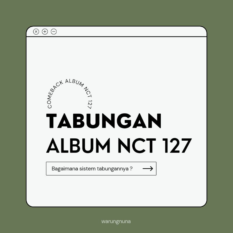 PRE ORDER COMEBACK ALBUM NCT 127 / NEW PO NCT127