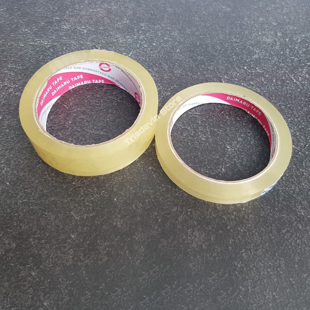 

Isolasi bening Daimaru 1/2 inch 12mm / Selotip bening Daimaru 1 inch 24mm Original