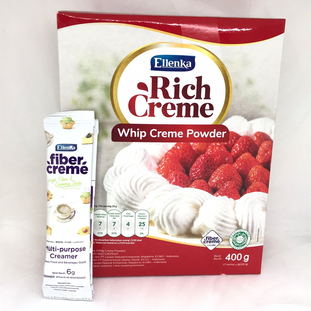 

Rich Creme Whip Creme Powder 400gr/ Whipeed Cream bubuk/ Whipped Cream powder/ Whipping