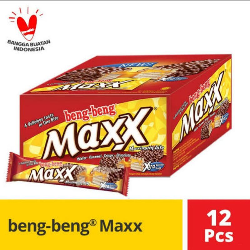 

.Coklat wafer Beng beng maxx 32gr sekotak isi 12 pcs - ( SCP )