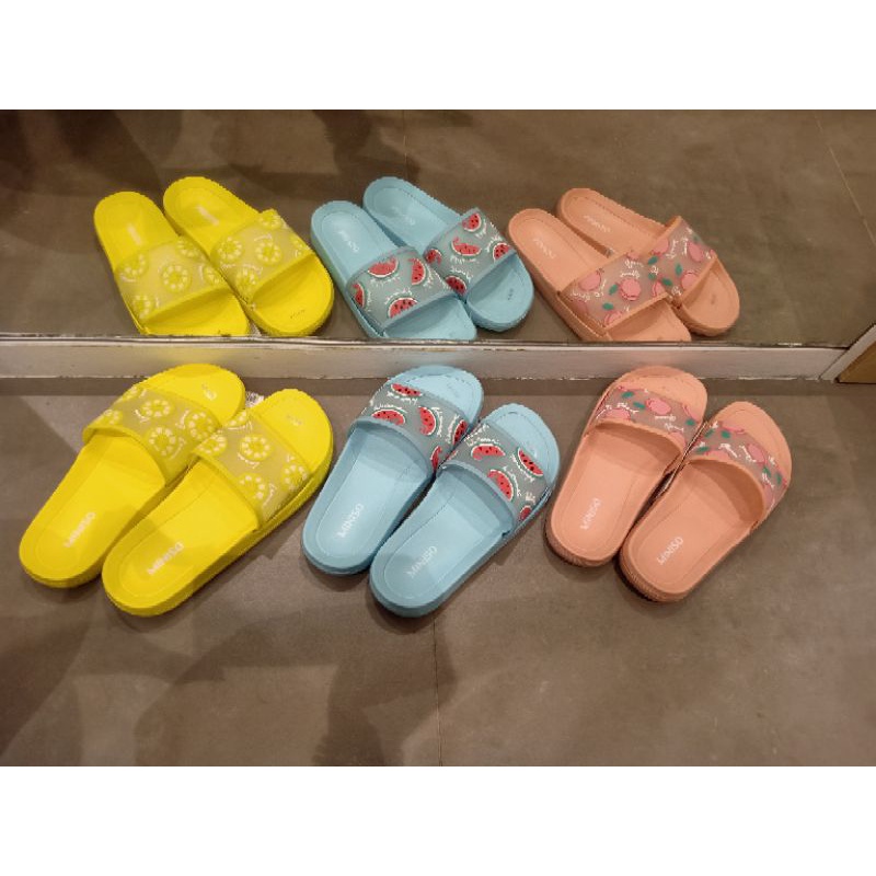 Miniso fashion slipper sendal viral miniso sendal slop korea sandal murah slippers semangka sendal