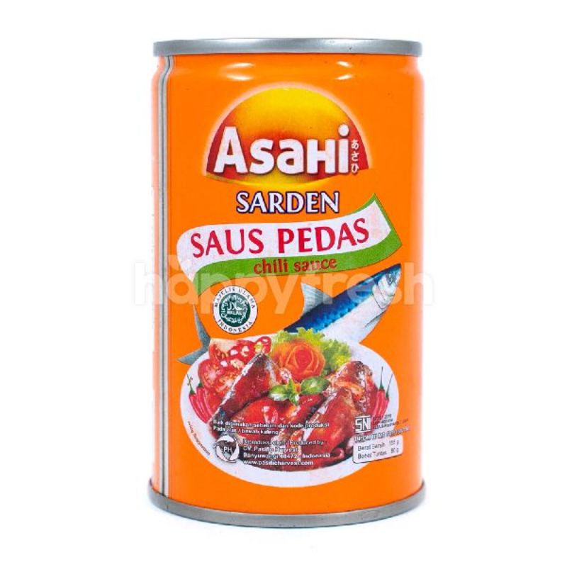 

Asahi sarden saus pedas 155g