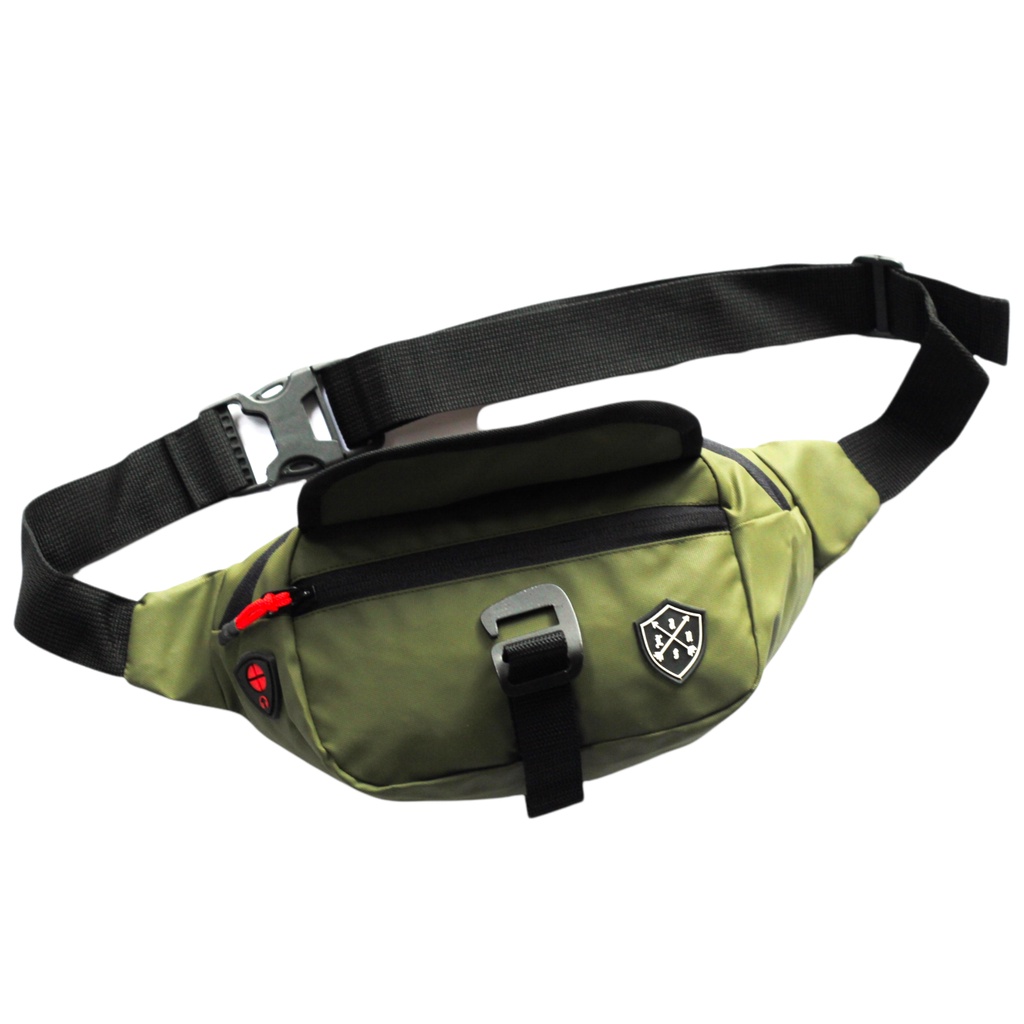 SPORT - Tas WaistBag Pria Terbaru / Tas Pinggang Pria / Tas Lan Seaon Original / Tas Selempang Pria / Tas Fashion Pria / Tas Pria / Tas Import / Bisa COD Bayar Ditempat