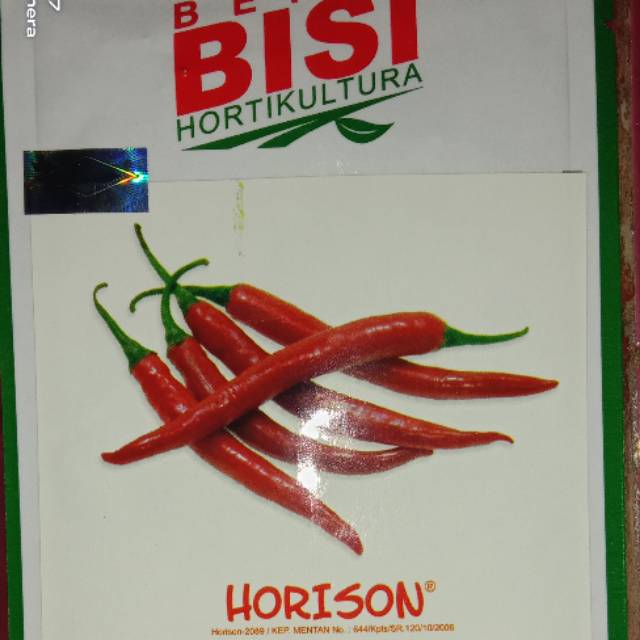 Obral HG Benih Cabai Besar Horison isi 100 biji BISI CAP KAPAL TERBANG