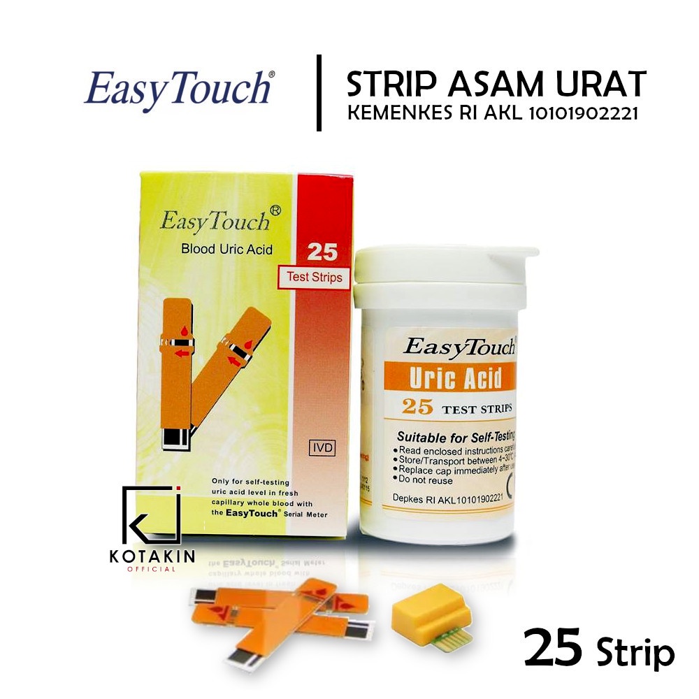 Strip Easy Touch Asam Urat - Uric Acid