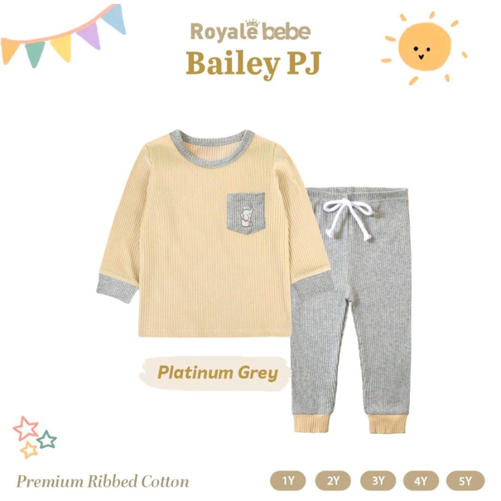 ROYALE BEBE BAILEY PANJANG / PIYAMA BAYI DAN ANAK