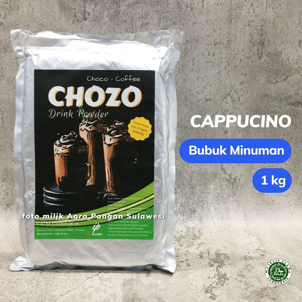 

Bubuk Minuman CAPPUCCINO 1kg | Cappucino Drink Powder Flavour Rasa Kopi Milkshake Latte Premix Instan - Indo Powder