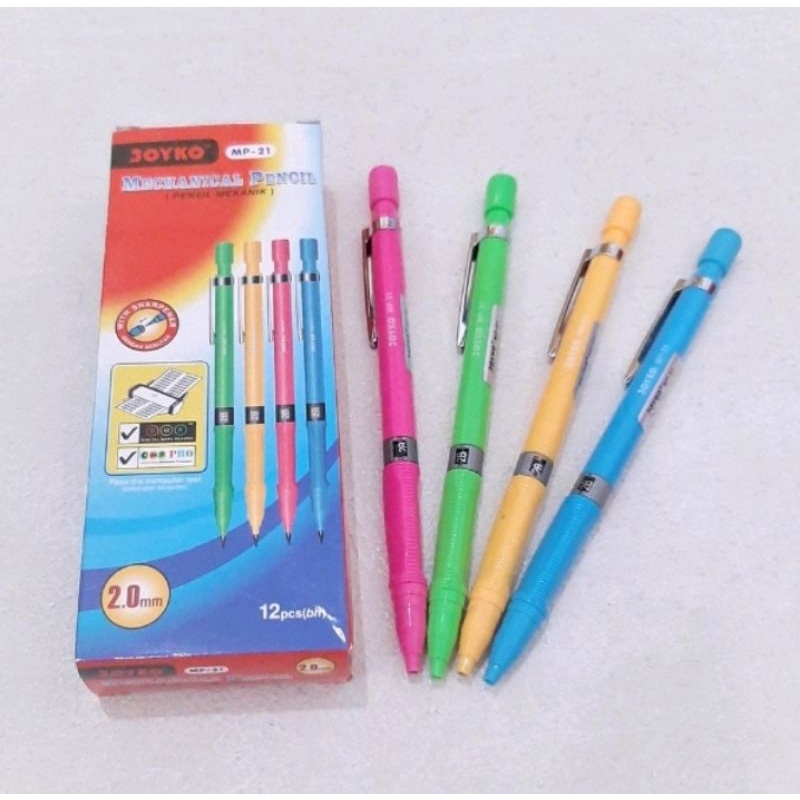 

Pensil / Pencil Mekanik Joyko MP-21 2.0mm (12pcs)