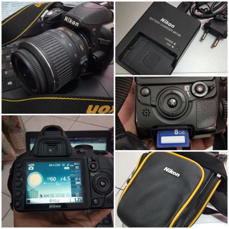 Kamera DSLR Nikon D3100 Bekas