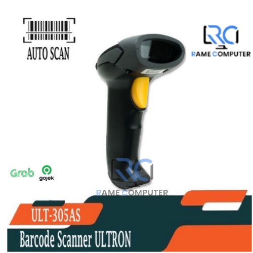 Best Seller BARCODE SCANNER 1D AUTO SCAN CCD ULT-305AS ULTRON